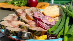 Какая же она ВКУСНАЯ ! Скумбрия "Загадка" , малосольная! А в...