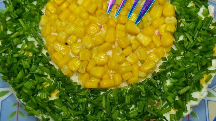 Новый Рецепт Салата с крабовыми палочками за 10 минут. Вкусный и Простой Рецепт 